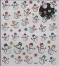 Sticker / Aufkleber Schneemann